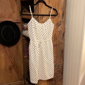 J crew polka dot dress size 0